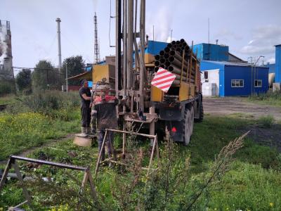 Инженерные изыскания на территории завода «Азот» г. Березники.